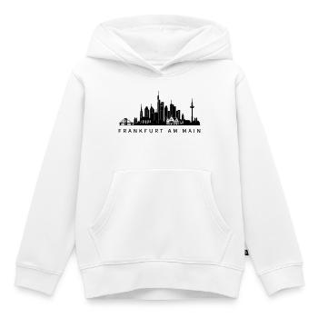 Skyline Frankfurt am Main - Kinder Premium Organic Hoodie - Weiß - Vorne - AI Model Kid Female (0cm)