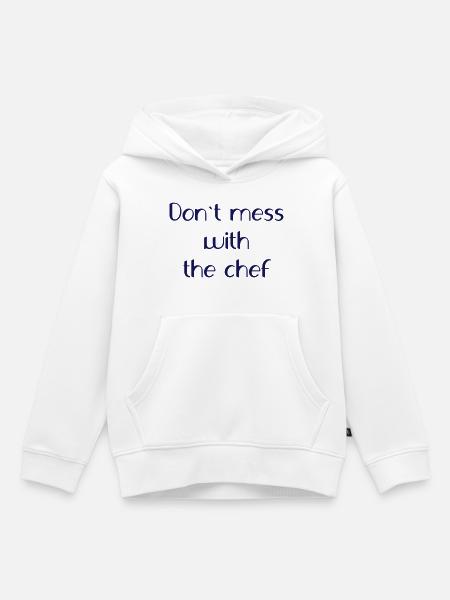 Chef - Kinder Premium Organic Hoodie - Weiß