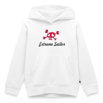 segeln - Kinder Premium Organic Hoodie - Weiß - Vorne - AI Model Kid Female (0cm)