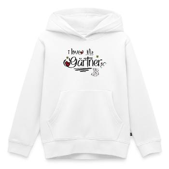 Gärtner - Kinder Premium Organic Hoodie - Weiß - Vorne - AI Model Kid Female (0cm)