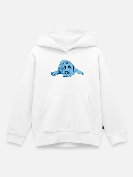 Labrador - Kinder Premium Organic Hoodie - Weiß