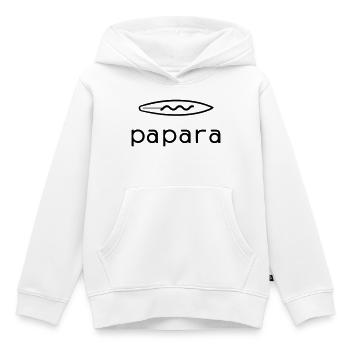 Papara Tahiti Surfspot - Kinder Premium Organic Hoodie - Weiß - Vorne - AI Model Kid Female (0cm)