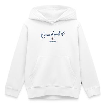 Reinickendorf - Drapeau de Berlin - Ours de Berlin - Sweat Premium à capuche enfant bio - blanc - Devant - AI Model Kid Female (0cm)