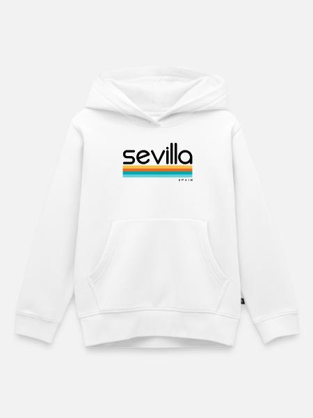 Sevilla - Spain - Spanien - Espana - Kinder Premium Organic Hoodie - Weiß