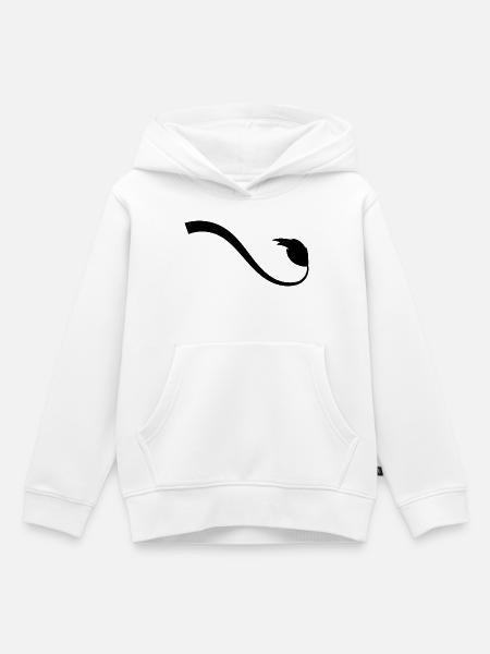 Löwenschwanz - Kinder Premium Organic Hoodie - Weiß