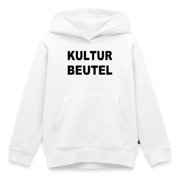 KULTUR BEUTEL - Kinder Premium Organic Hoodie - Weiß - Vorne - AI Model Kid Female (0cm)