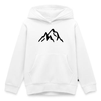 Gebirge - Kinder Premium Organic Hoodie - Weiß - Vorne - AI Model Kid Female (0cm)