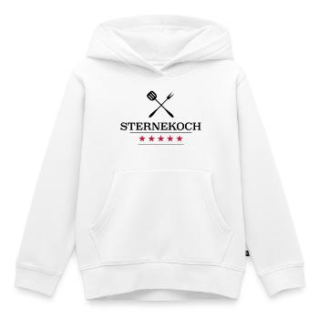 Sternekoch - Kinder Premium Organic Hoodie - Weiß - Vorne - AI Model Kid Female (0cm)