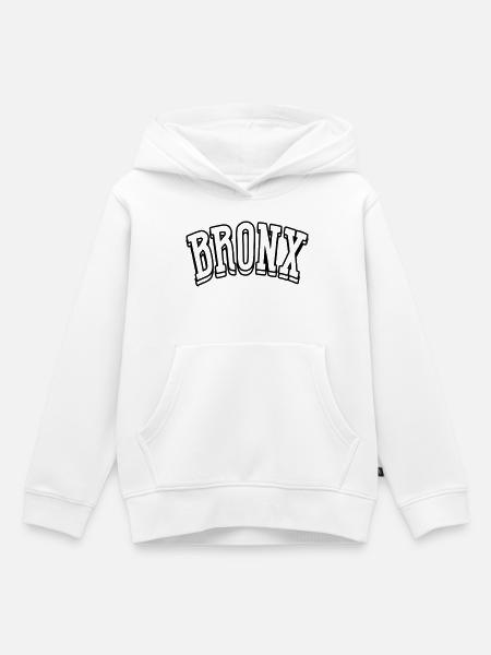 bronx shirt - Kinder Premium Organic Hoodie - Weiß