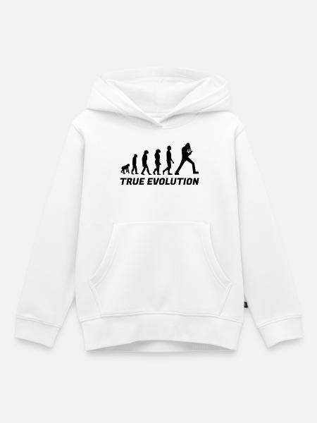 Wahre Entwicklung - Kinder Premium Organic Hoodie - Weiß