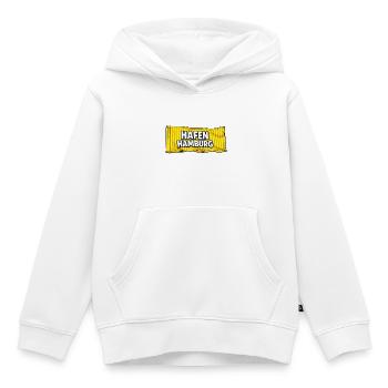 Hafen Hamburg Flaggenmotiv - Kinder Premium Organic Hoodie - Weiß - Vorne - AI Model Kid Female (0cm)