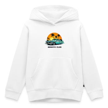 Sunset Cruiser - Kinder Premium Organic Hoodie - Weiß - Vorne - AI Model Kid Female (0cm)
