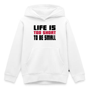 fitness - Kinder Premium Organic Hoodie - Weiß - Vorne - AI Model Kid Female (0cm)
