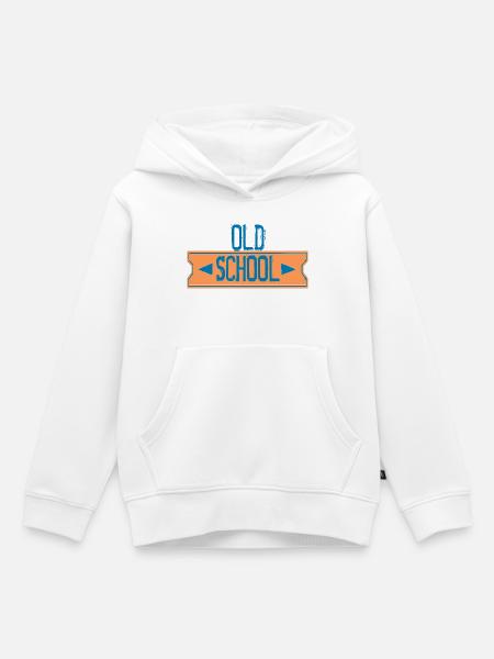 Alte Schule - Kinder Premium Organic Hoodie - Weiß