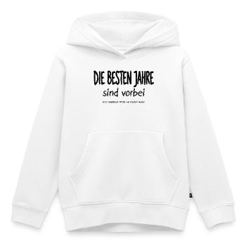 Die Besten Jahre Sind Vorbei - Kinder Premium Organic Hoodie - Weiß - Vorne - AI Model Kid Female (0cm)