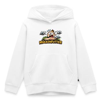 Mückenfutter Cartoon Szene - Kinder Premium Organic Hoodie - Weiß - Vorne - AI Model Kid Female (0cm)