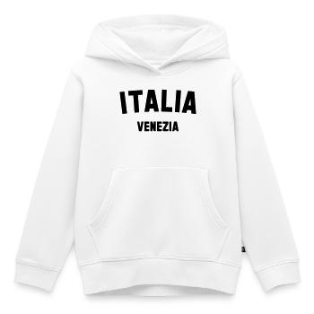 VENICE - Kids Premium Organic Hoodie - white - Front - AI Model Kid Female (0cm)