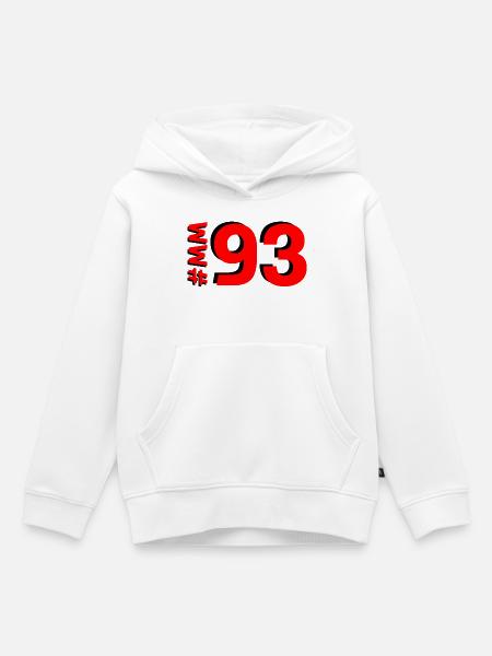 MM93 2025 - Kinder Premium Organic Hoodie - Weiß