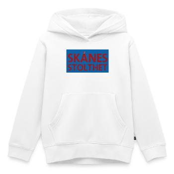 L’emblème de la fierté de Scanie - Sweat Premium à capuche enfant bio - blanc - Devant - AI Model Kid Female (0cm)