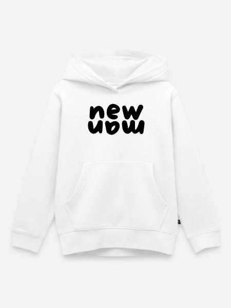 Neuer Mensch - Kinder Premium Organic Hoodie - Weiß
