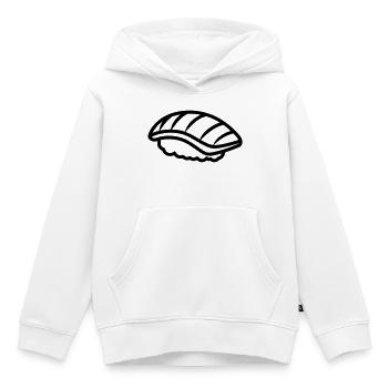 sushi - Kids Premium Organic Hoodie - white - Front - AI Model Kid Female (0cm)