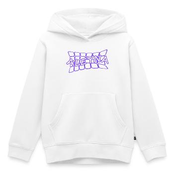 Aleyna - Kinder Premium Organic Hoodie - Weiß - Vorne - AI Model Kid Female (0cm)