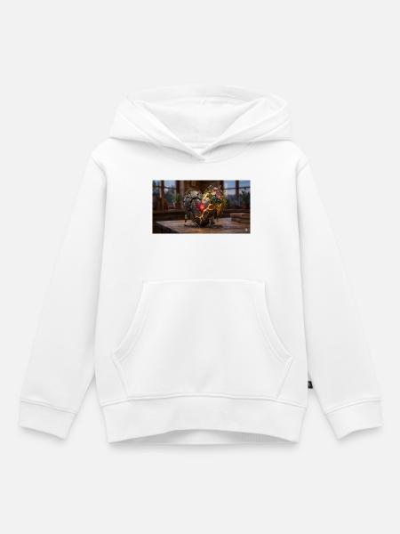 Herz der Heilung - Kinder Premium Organic Hoodie - Weiß
