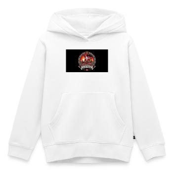 Danmark Viking Coast Heritage - Kinder Premium Organic Hoodie - Weiß - Vorne - AI Model Kid Female (0cm)