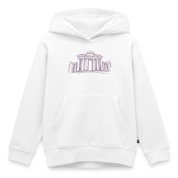 Berlin Brandenburger Tor – Symbolträchtiges Stadtd - Kinder Premium Organic Hoodie - Weiß - Vorne - AI Model Kid Female (0cm)
