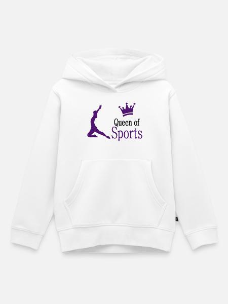 sport - Kinder Premium Organic Hoodie - Weiß