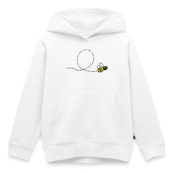 Flotte Biene - Kinder Premium Organic Hoodie - Weiß - Vorne - AI Model Kid Female (0cm)