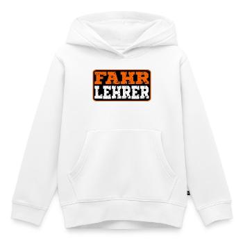 Geschenke für Fahrlehrer - Fahrschule Lehrer - Kinder Premium Organic Hoodie - Weiß - Vorne - AI Model Kid Female (0cm)