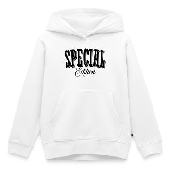 Chemise Tuner édition spéciale - Sweat Premium à capuche enfant bio - blanc - Devant - AI Model Kid Female (0cm)