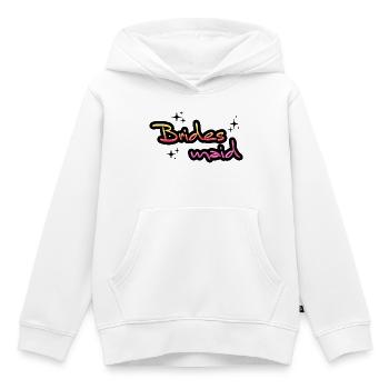 Bridesmaid bachelor party engagement bachelor party team bride - Kids Premium Organic Hoodie - white - Front - AI Model Kid Female (0cm)