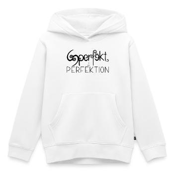 Déclaration - Sweat Premium à capuche enfant bio - blanc - Devant - AI Model Kid Female (0cm)