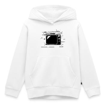 Oldtimer TV - Kinder Premium Organic Hoodie - Weiß - Vorne - AI Model Kid Female (0cm)