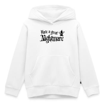 Halloween - Hab einen tollen Albtraum - Kinder Premium Organic Hoodie - Weiß - Vorne - AI Model Kid Female (0cm)