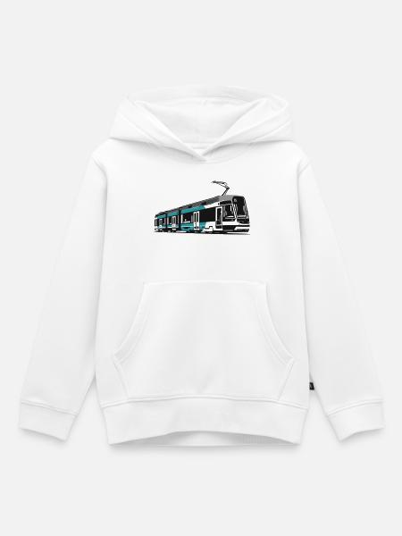 Stadtbahn der Region Helsinki - Kinder Premium Organic Hoodie - Weiß