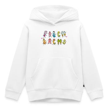 Frechdachs - Kinder Premium Organic Hoodie - Weiß - Vorne - AI Model Kid Female (0cm)