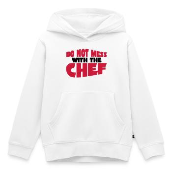 tête - Sweat Premium à capuche enfant bio - blanc - Devant - AI Model Kid Female (0cm)