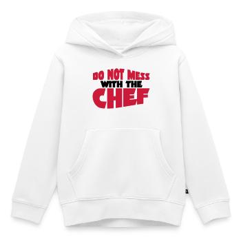 chef - Kinder Premium Organic Hoodie - Weiß - Vorne - AI Model Kid Female (0cm)