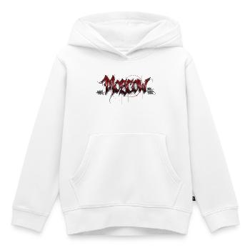 Moscou - Sweat Premium à capuche enfant bio - blanc - Devant - AI Model Kid Female (0cm)
