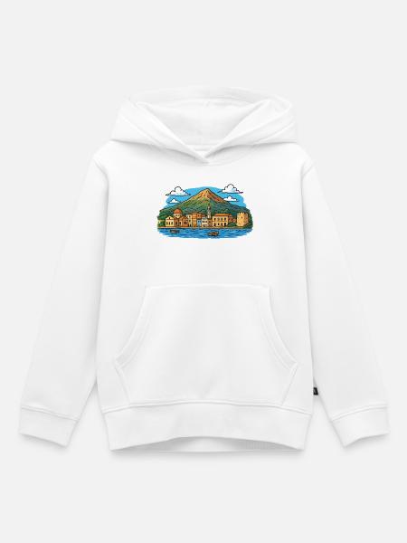 Kreta Insel - Kinder Premium Organic Hoodie - Weiß