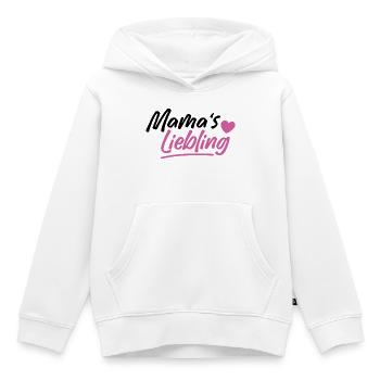 Mama's Liebling - Kinder Premium Organic Hoodie - Weiß - Vorne - AI Model Kid Female (0cm)