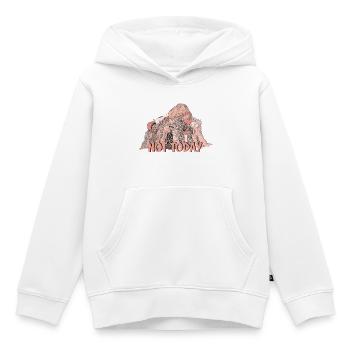 Not Today Satire, Woman Lying on Laundry Heap - Kids Premium Organic Hoodie - white - Front - AI Model Kid Female (0cm)