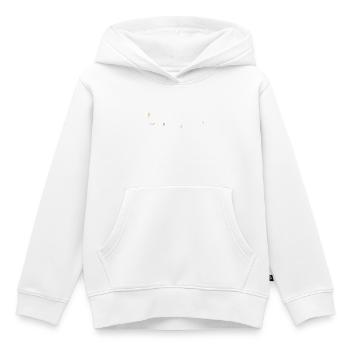 Regenbogen Klangwelle,Music waves - Kinder Premium Organic Hoodie - Weiß - Vorne - AI Model Kid Female (0cm)