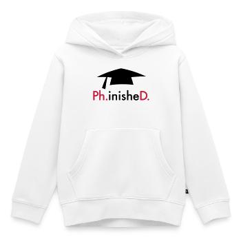 promotion 2541614 128284465 - Sweat Premium à capuche enfant bio - blanc - Devant - AI Model Kid Female (0cm)