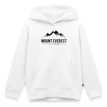 Mont Everest au-delà de la limite - Sweat Premium à capuche enfant bio - blanc - Devant - AI Model Kid Female (0cm)