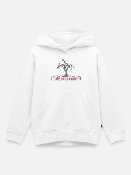 die letzte Frucht Baum Kirsche - Kinder Premium Organic Hoodie - Weiß