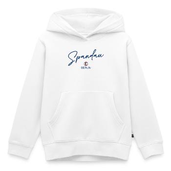 Spandau - Drapeau de Berlin - Berlin Bear Berlinerin - Sweat Premium à capuche enfant bio - blanc - Devant - AI Model Kid Female (0cm)